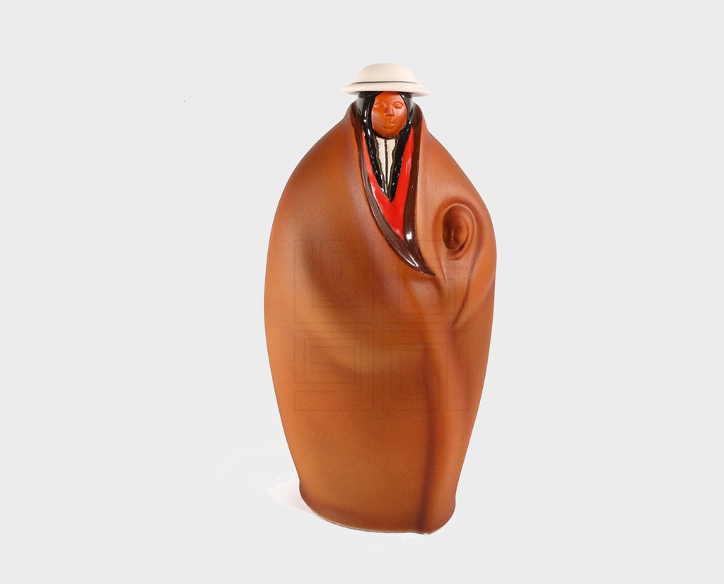 FIGURA INDIGENA CAÑARI MUJER