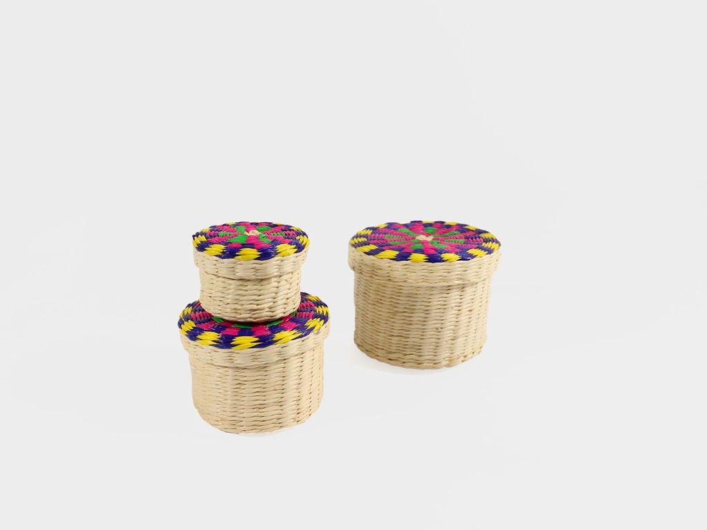JUEGO JOYERO DE PAJA 3U