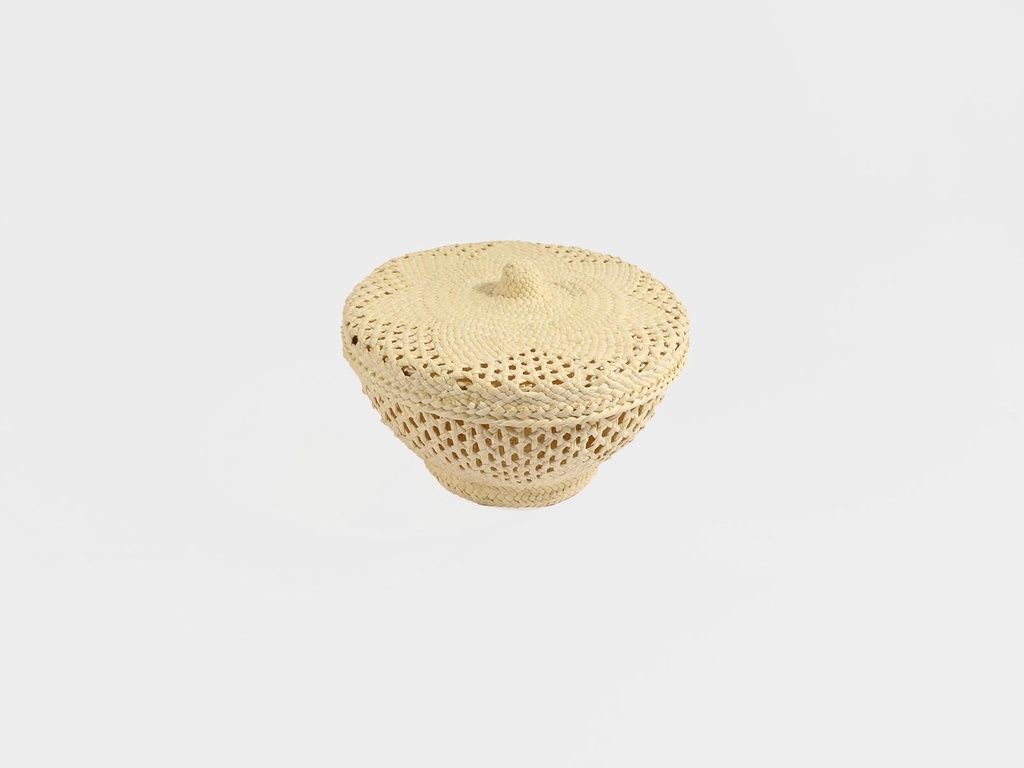 PANERA DE PAJA CON TAPA PEQUEÑA