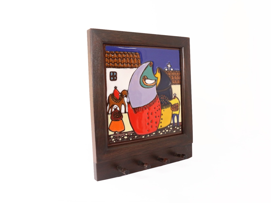 PORTA LLAVES 20X20 CHOLAS PN