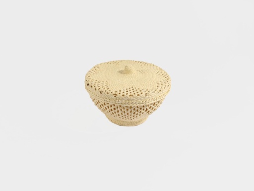 [APP62] PANERA DE PAJA CON TAPA PEQUEÑA